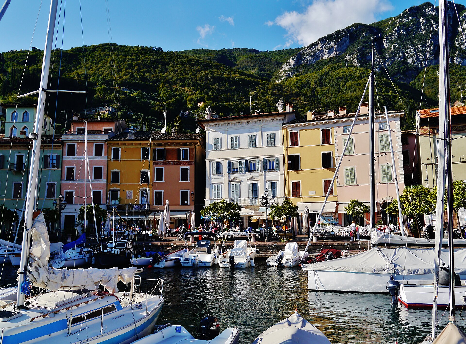 Gargnano harbour on Lake Garda