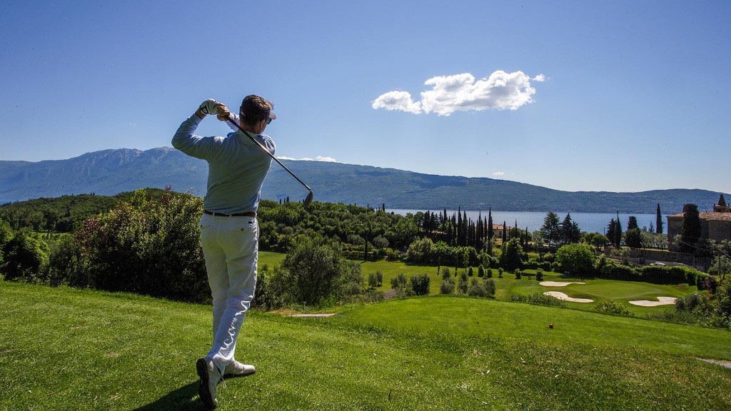 Golf Bogliaco overlooking Lake Garda